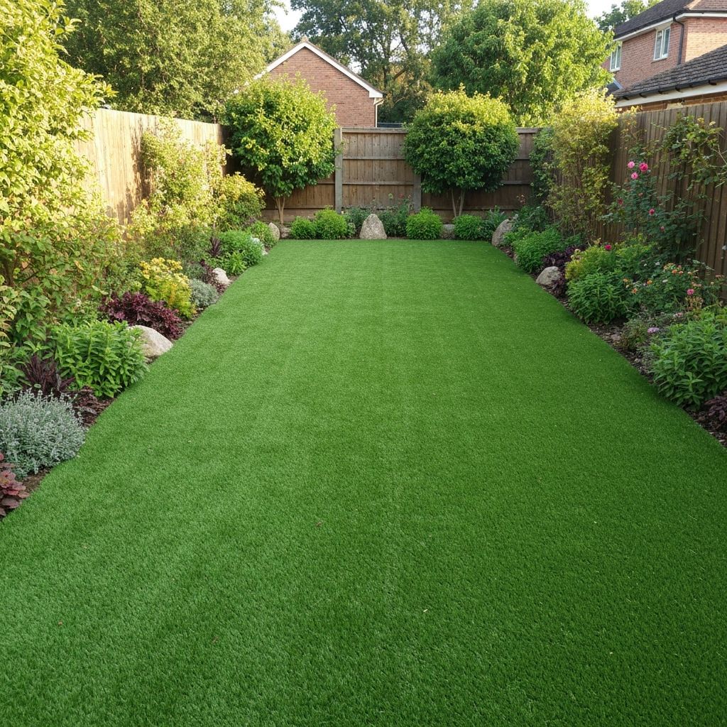 Artificial grass lawn